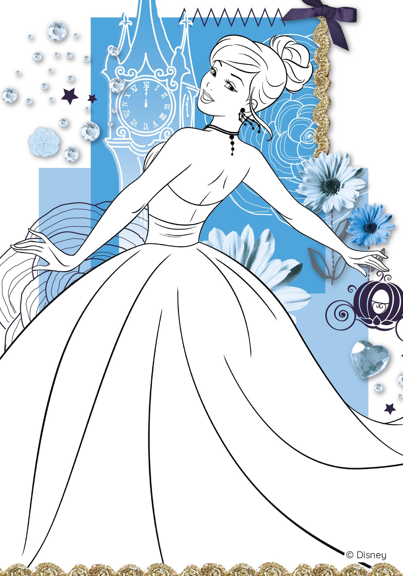 Produktbild Disney Prinzessin: Mein liebster Styling-Spaß: Stickern, Malen, Stylen 5 von 6