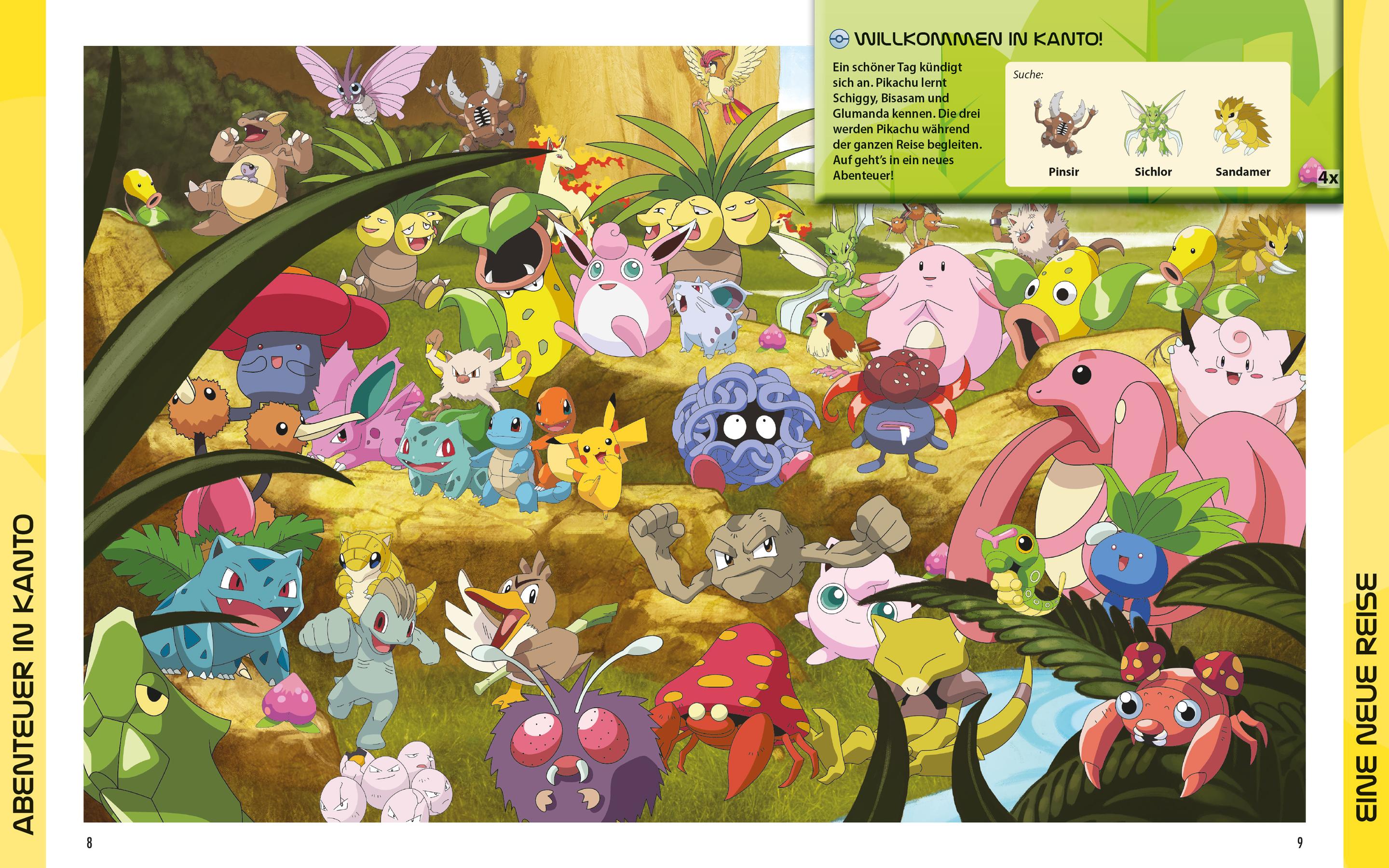Produktbild Pokémon: Mein großes Wimmelabenteuer: Begleite Pikachu durch alle 9 Regionen - Wimmelbuch 2 von 4