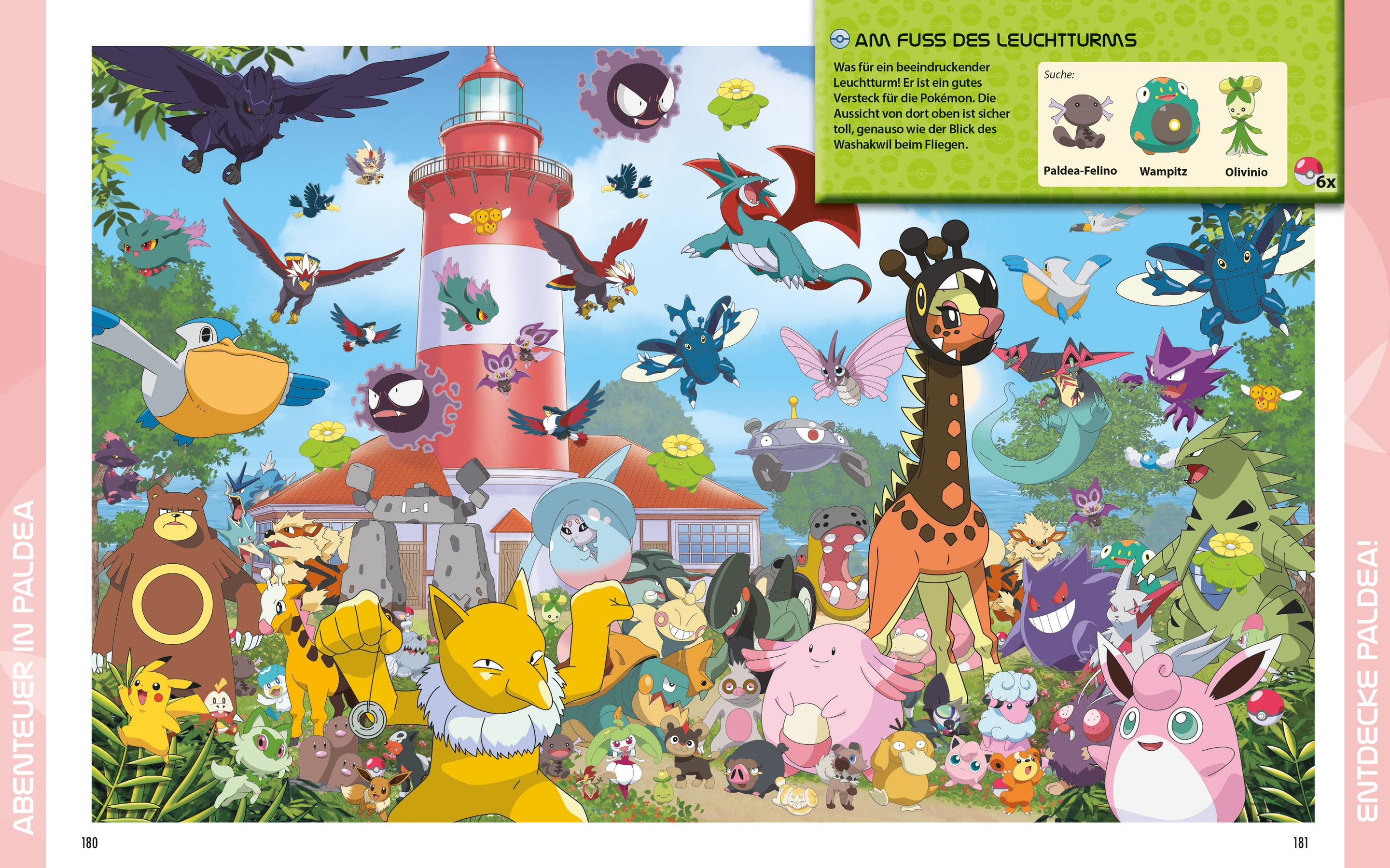 Produktbild Pokémon: Mein großes Wimmelabenteuer: Begleite Pikachu durch alle 9 Regionen - Wimmelbuch 3 von 4