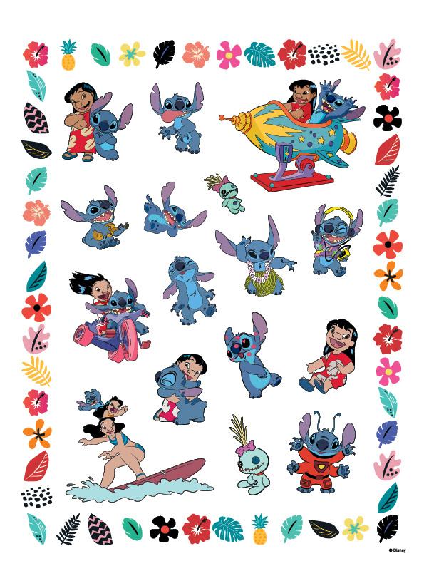 Produktbild Disney Stitch: Mein großer Malspaß - Malblock (vierfarbig) mit über 100 Stickern! 2 von 5