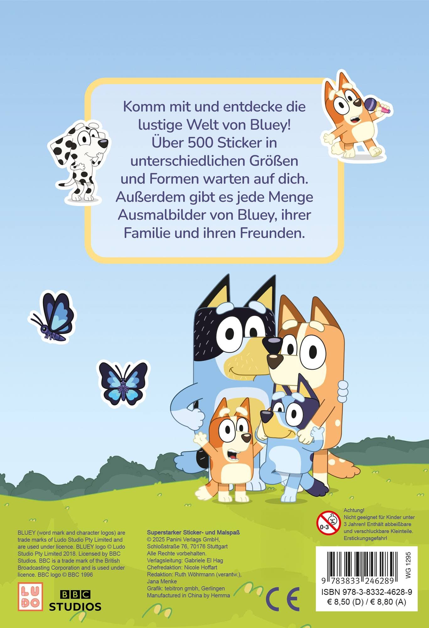 Produktbild Bluey: Superstarker Sticker- und Malspaß 8 von 8