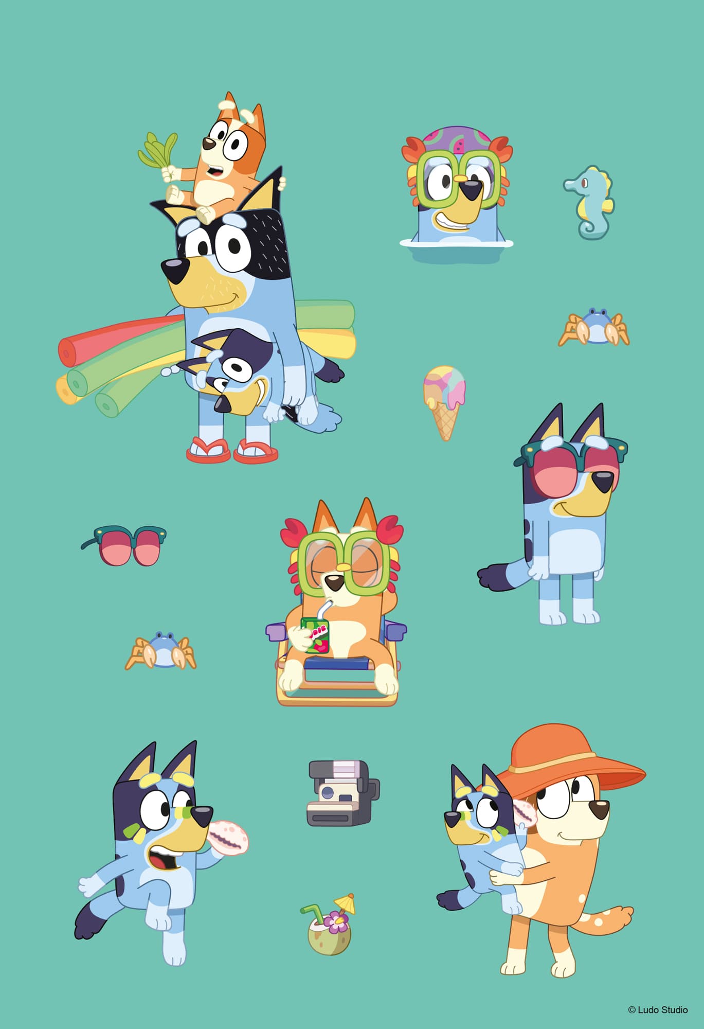 Produktbild Bluey: Superstarker Sticker- und Malspaß 7 von 8