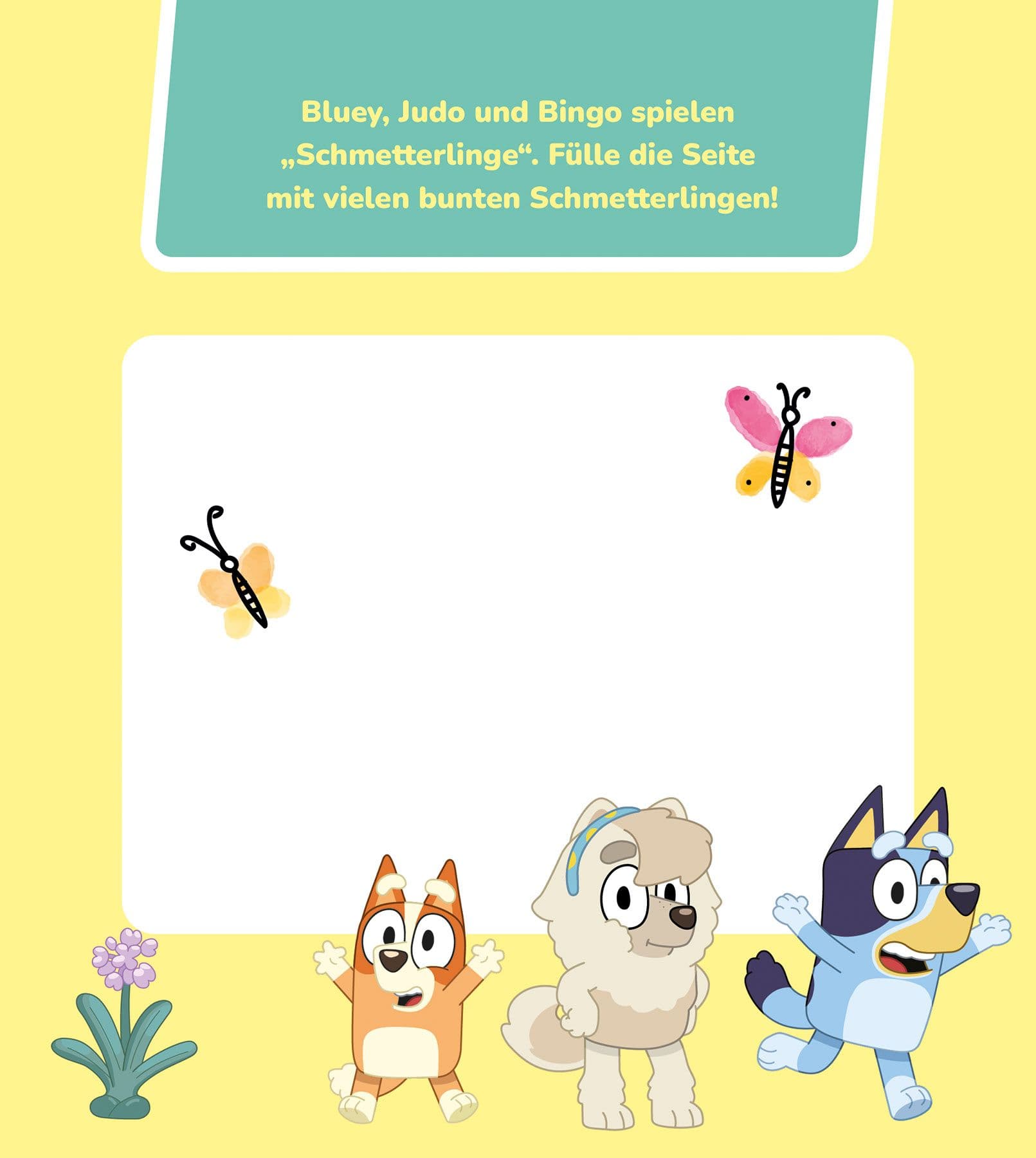 Bluey: Mein Malspaß mit Fingerstempeln