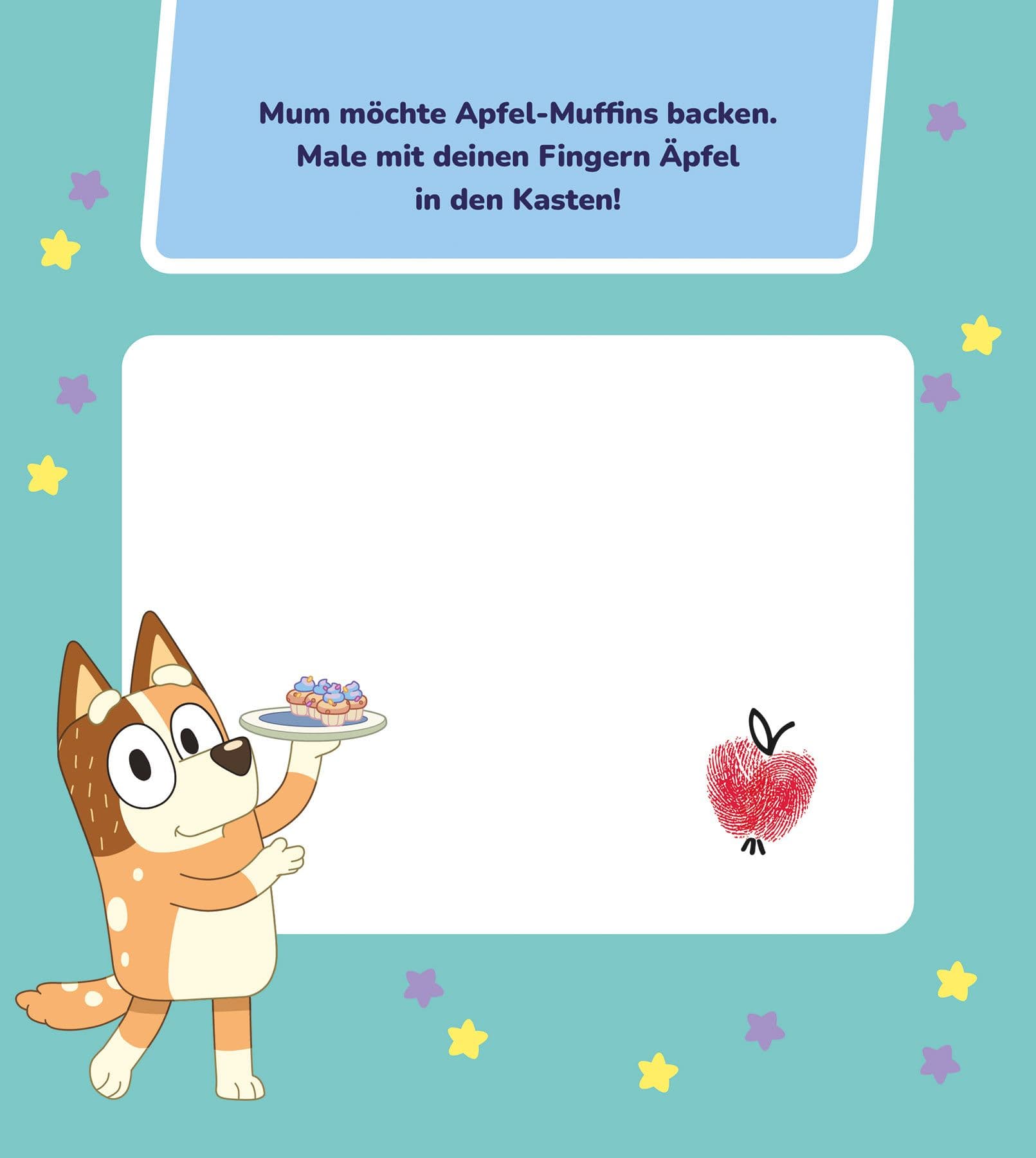 Bluey: Mein Malspaß mit Fingerstempeln