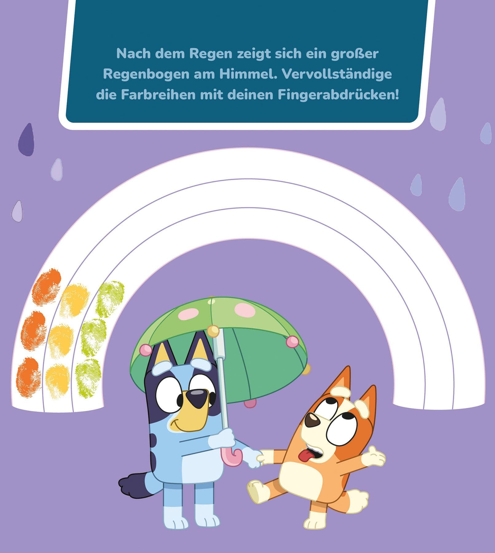 Bluey: Mein Malspaß mit Fingerstempeln