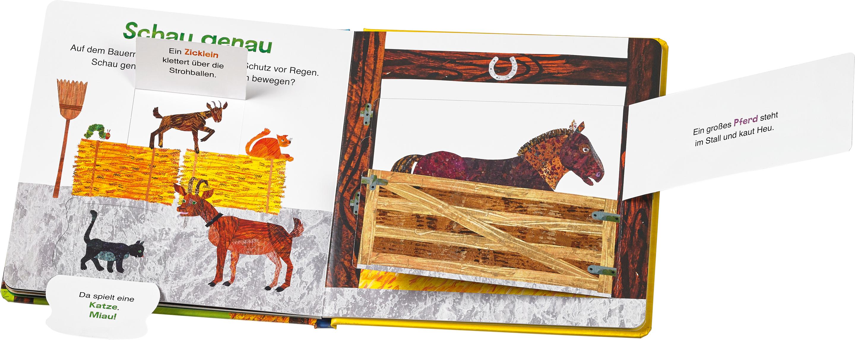 Produktbild Die kleine Raupe Nimmersatt - Auf dem Bauernhof Klippklapp-Buch 3 von 3