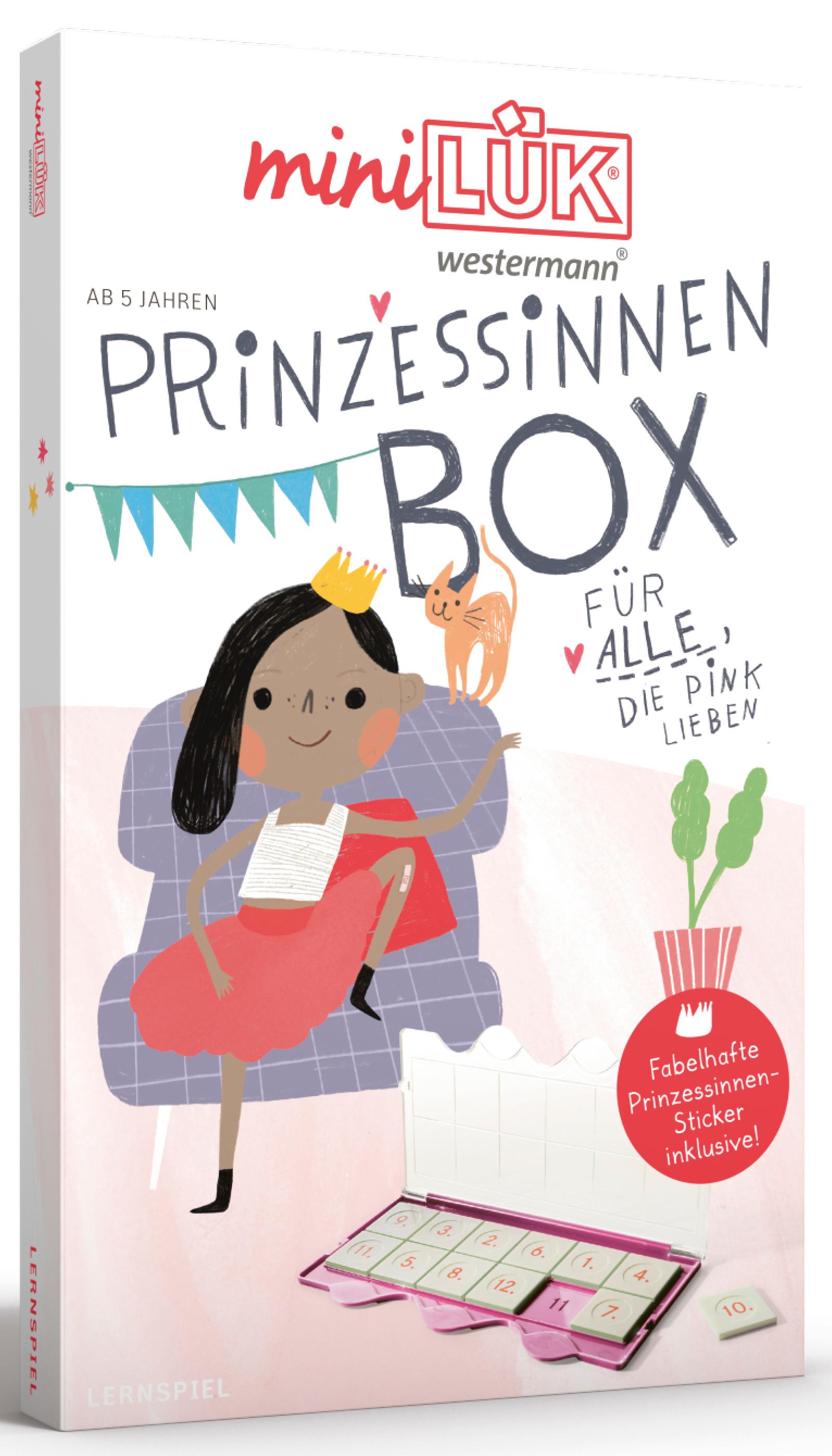 miniLÜK-Sets / miniLÜK-Set, Kasten + Übungsheft/e / Vorschule/1. Klasse - Mathematik, Deutsch: Prinz(essinn)en-Set
