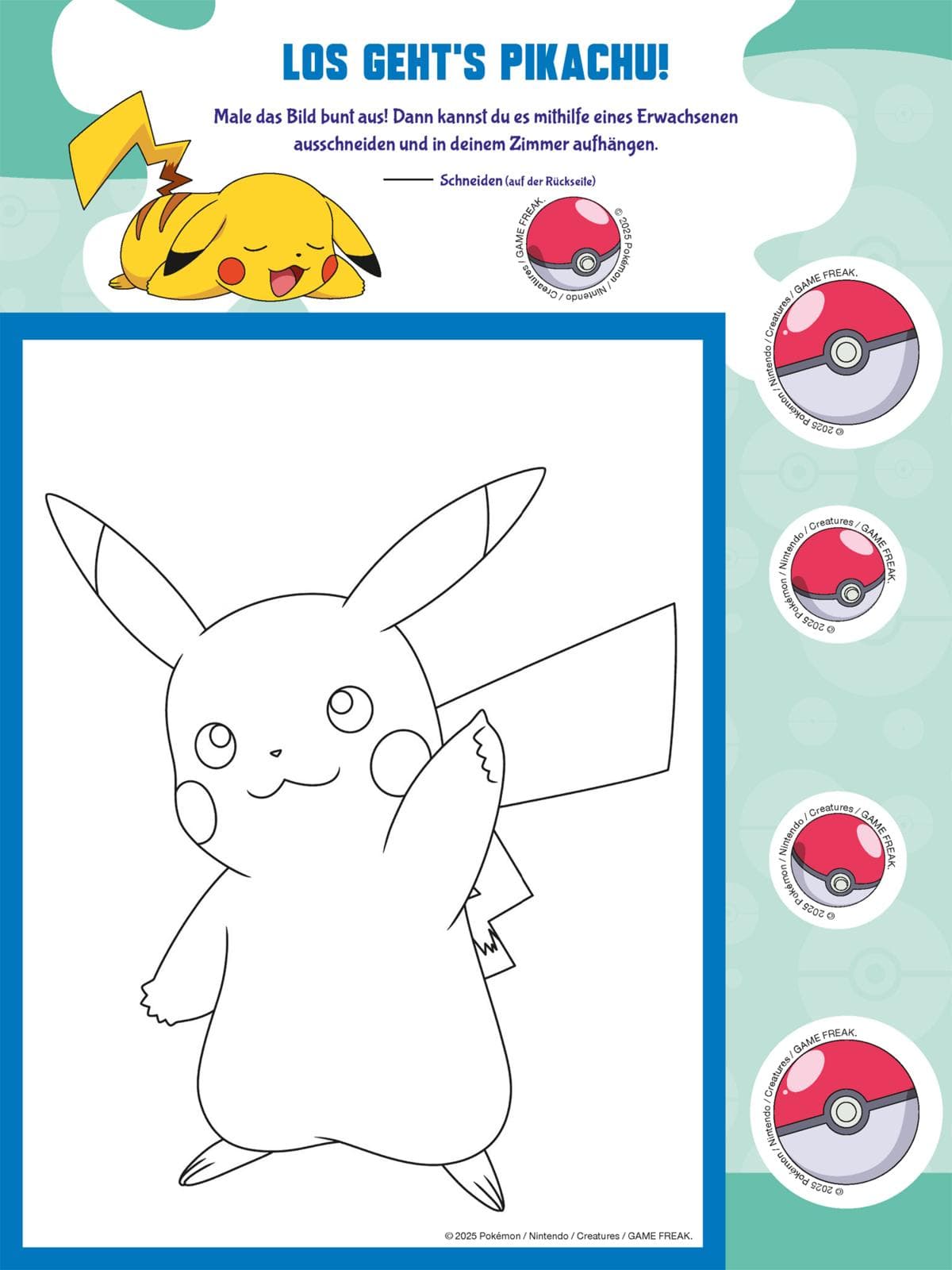 Produktbild Pokémon: Große Helden - Kleine Künstler: Mein cooler Mitmachspaß 2 von 7