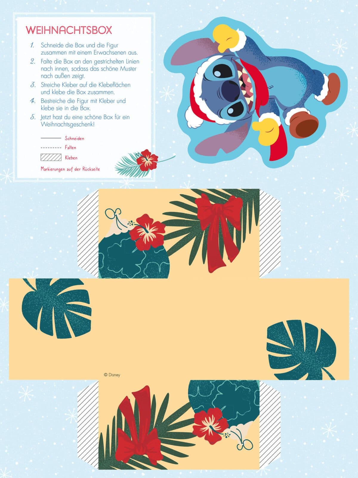 Disney Kreative Beschäftigung: Mein weihnachtlicher Mitmachspaß