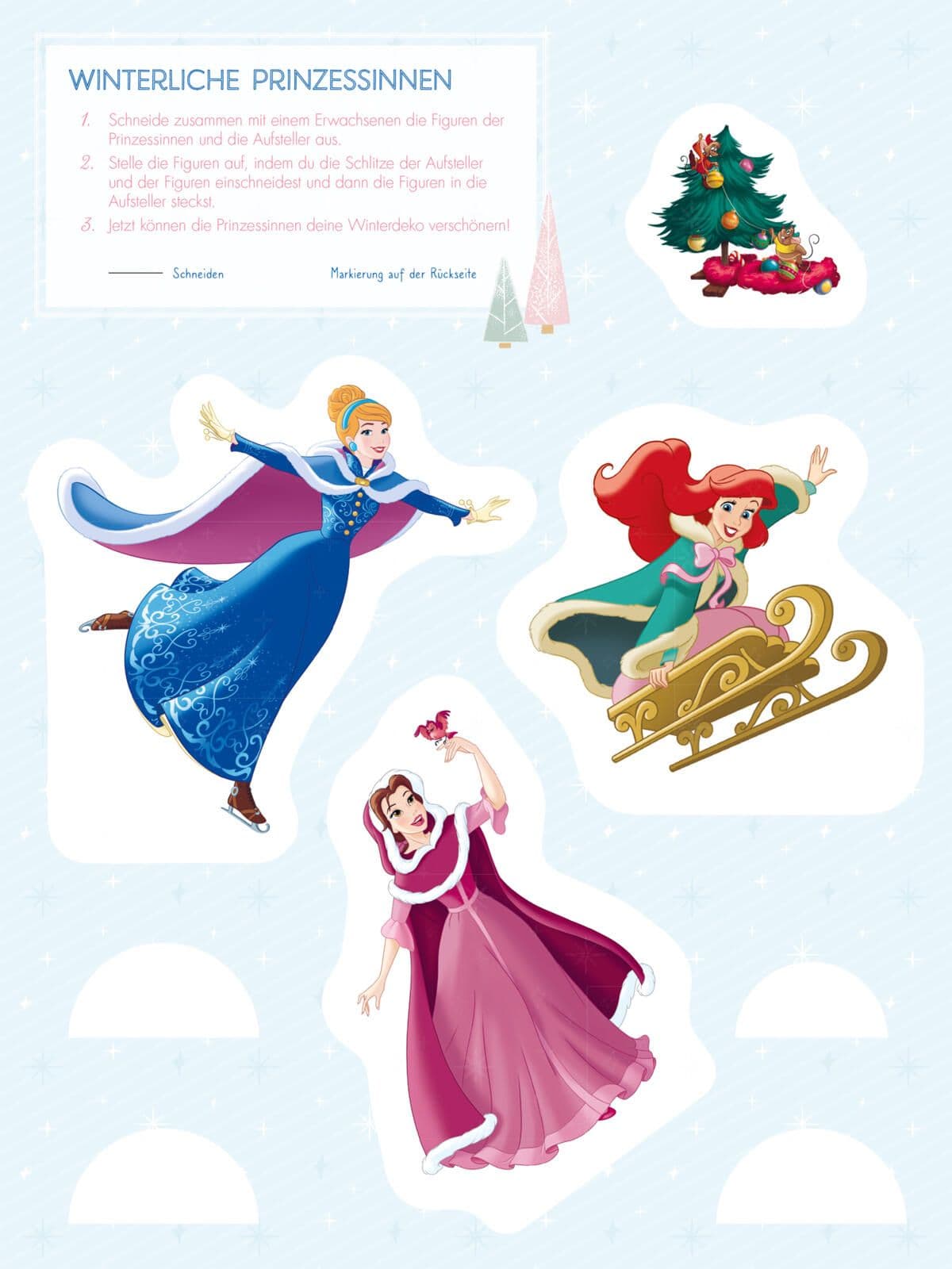 Disney Kreative Beschäftigung: Mein weihnachtlicher Mitmachspaß