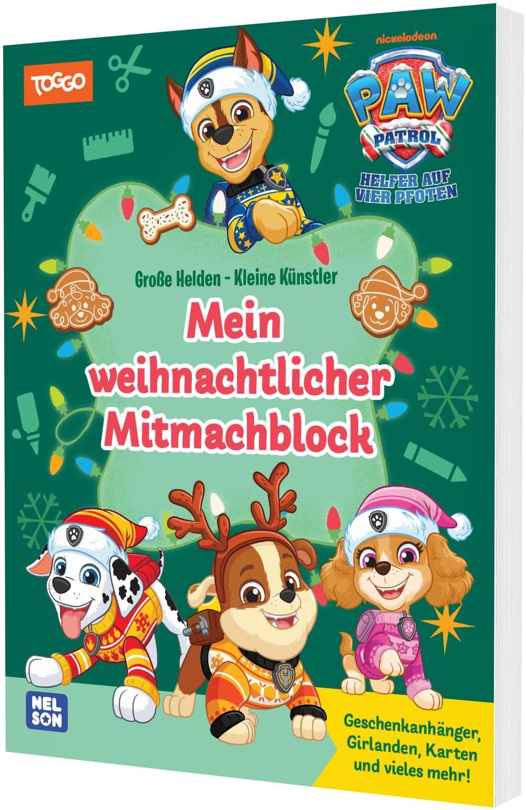 PAW Patrol Mitmachbuch: Mein weihnachtlicher Mitmachblock