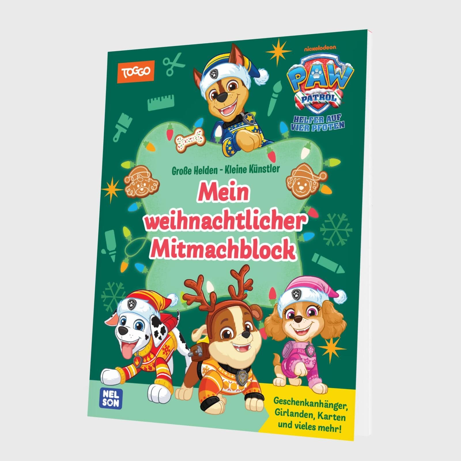 PAW Patrol Mitmachbuch: Mein weihnachtlicher Mitmachblock