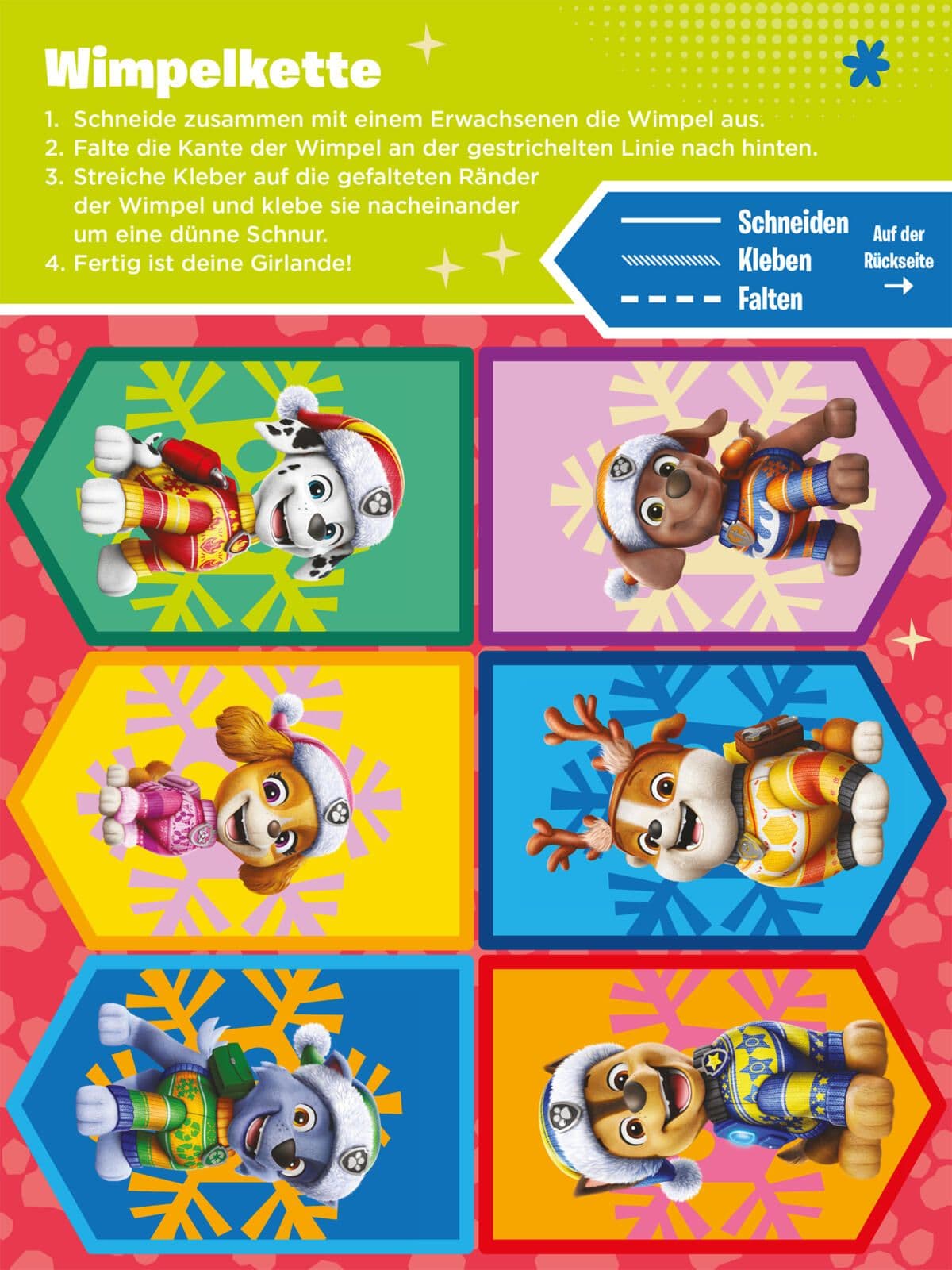 PAW Patrol Mitmachbuch: Mein weihnachtlicher Mitmachblock