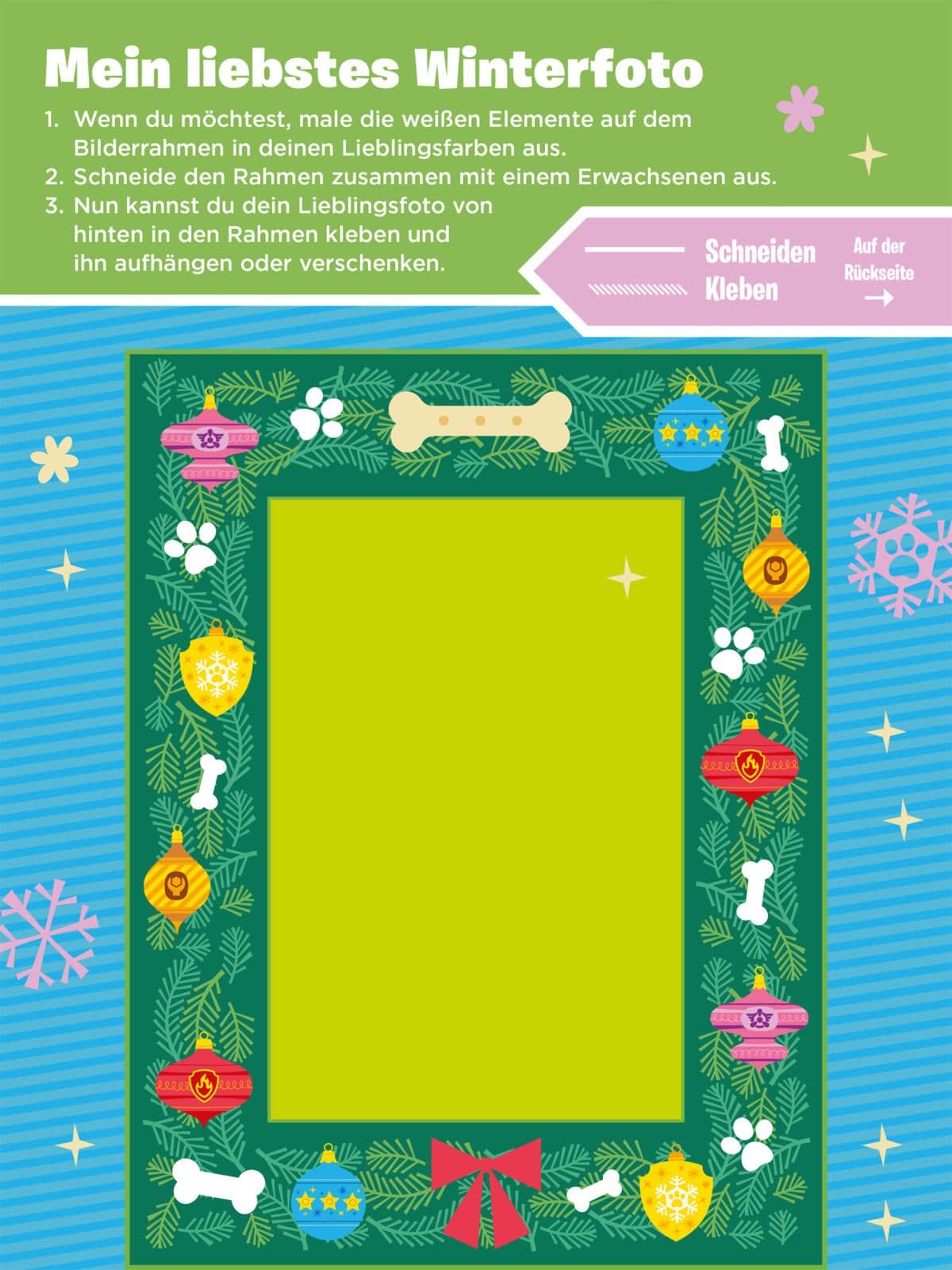 PAW Patrol Mitmachbuch: Mein weihnachtlicher Mitmachblock