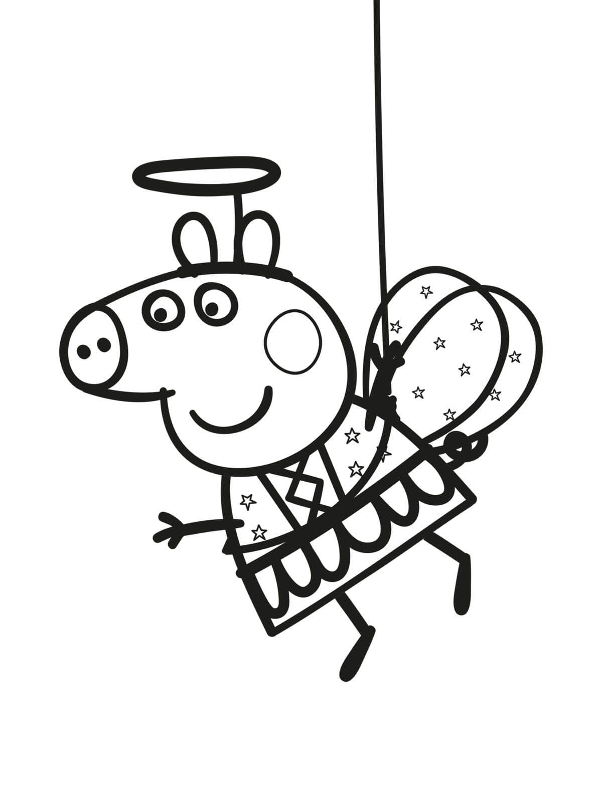 Peppa Wutz Ausmalbilder: Mein Weihnachtsmalbuch