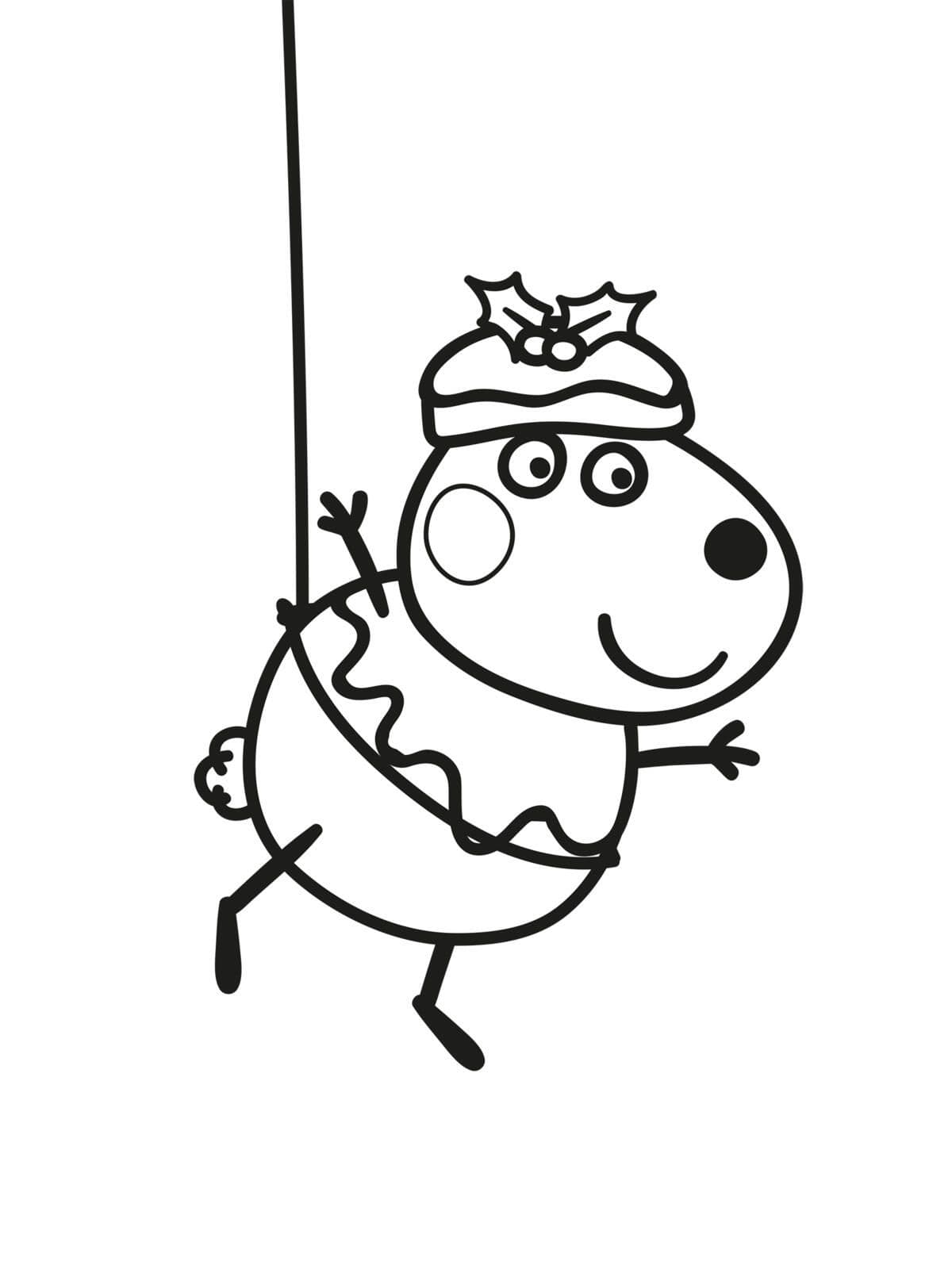 Peppa Wutz Ausmalbilder: Mein Weihnachtsmalbuch