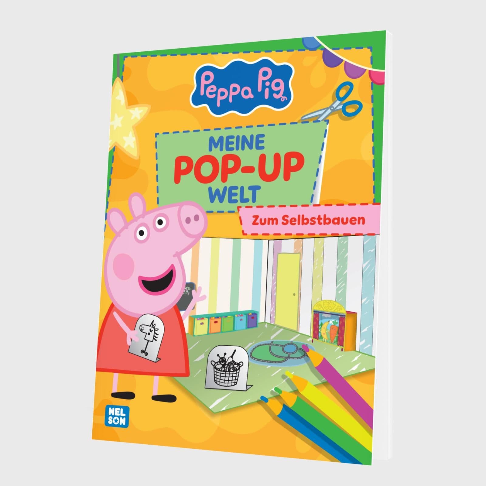 Peppa Wutz Ausmalbilder: Meine POP-UP Welt