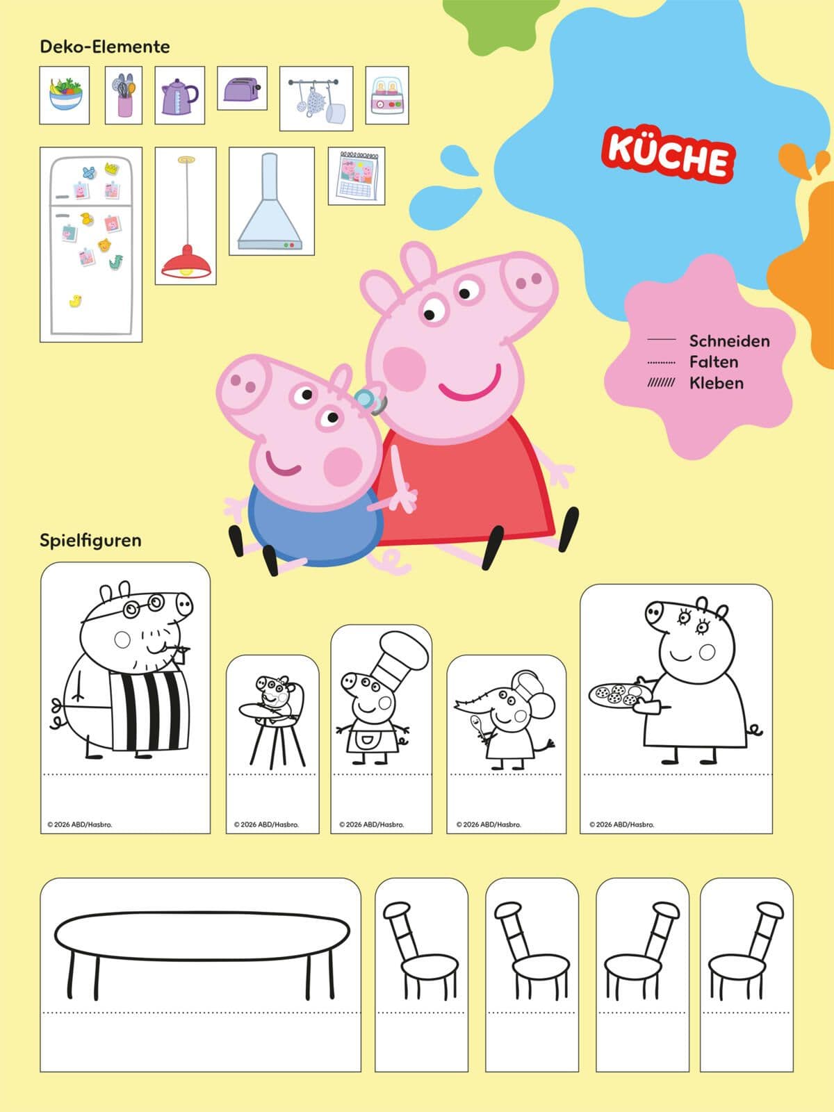 Peppa Wutz Ausmalbilder: Meine POP-UP Welt