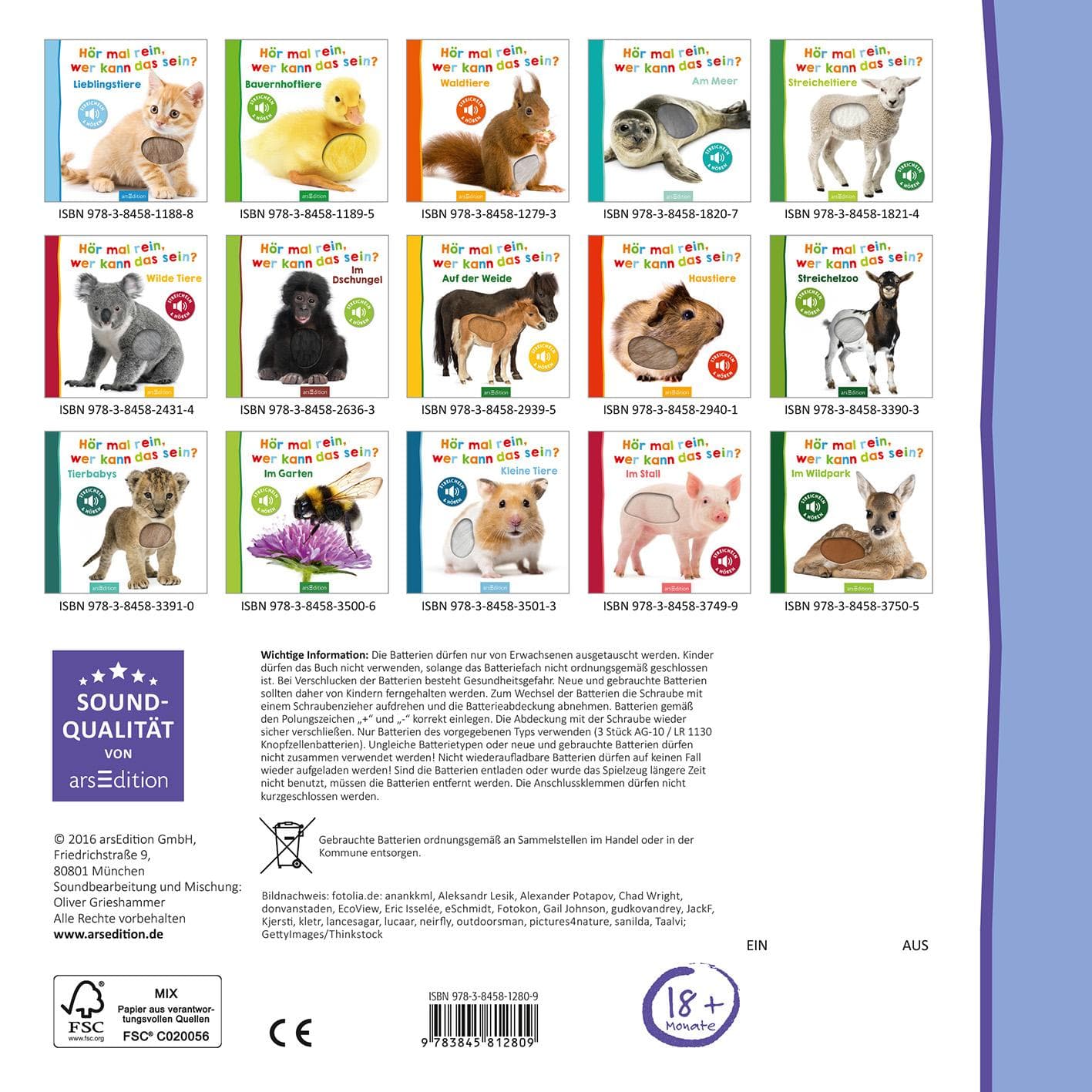 Produktbild Hör mal rein, wer kann das sein? – Zootiere 3 von 3