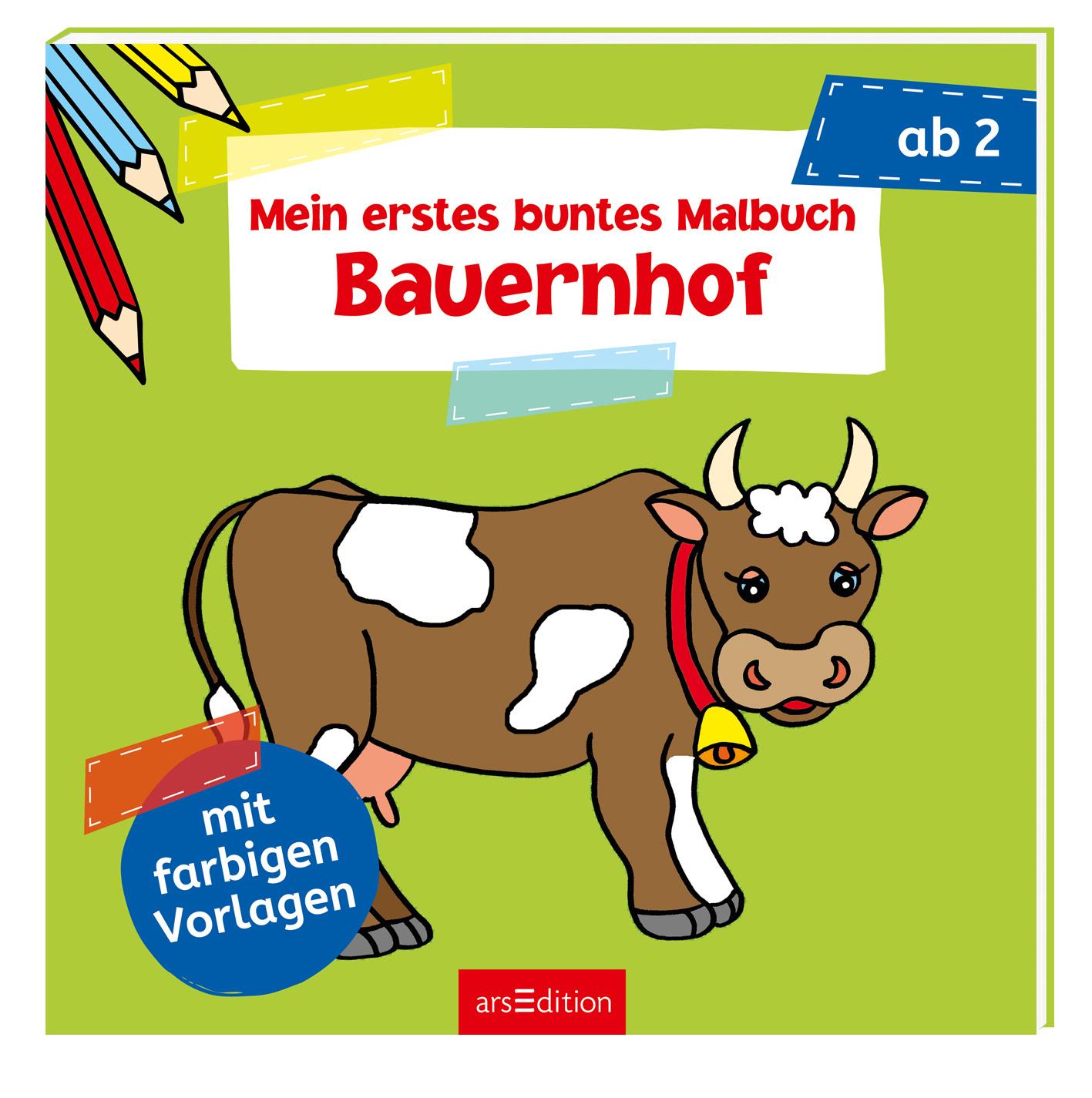 Buch - Ars edition - Mein erstes buntes Malbuch - Bauernhof