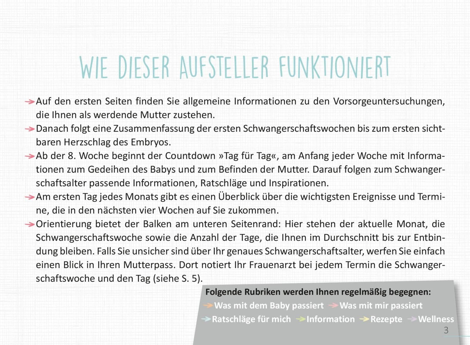 Produktbild Deine Schwangerschaft, Tag für Tag 5 von 9