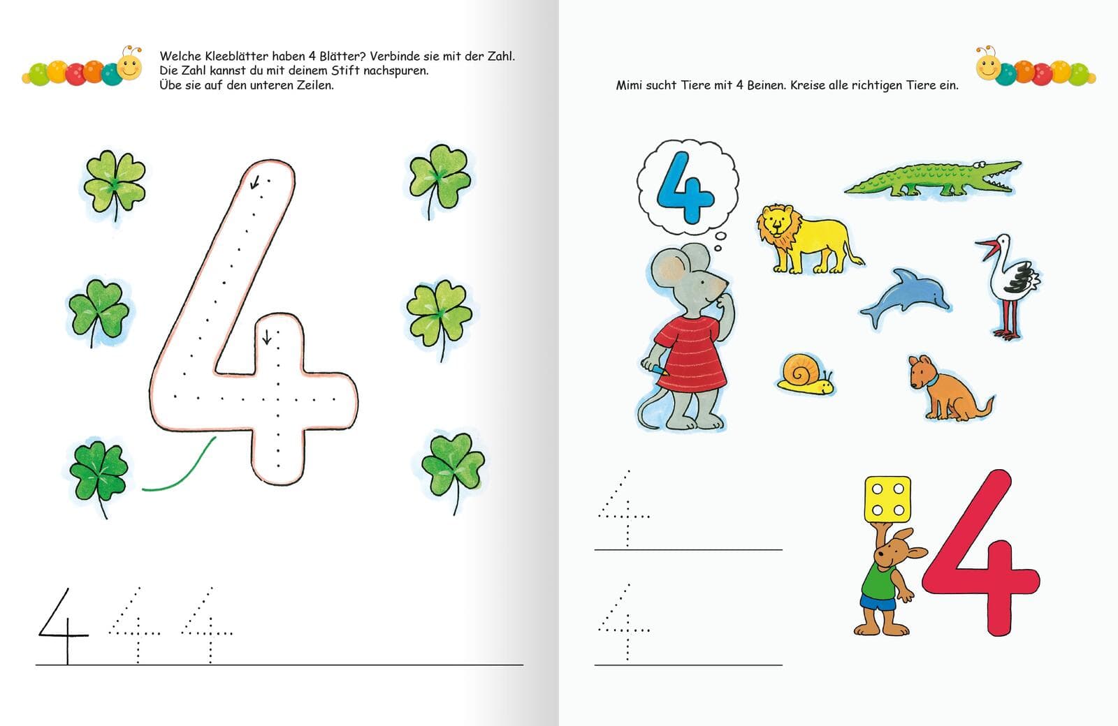Produktbild Lernraupe – Ruckzuck weggewischt! Erste Zahlen 5 von 6
