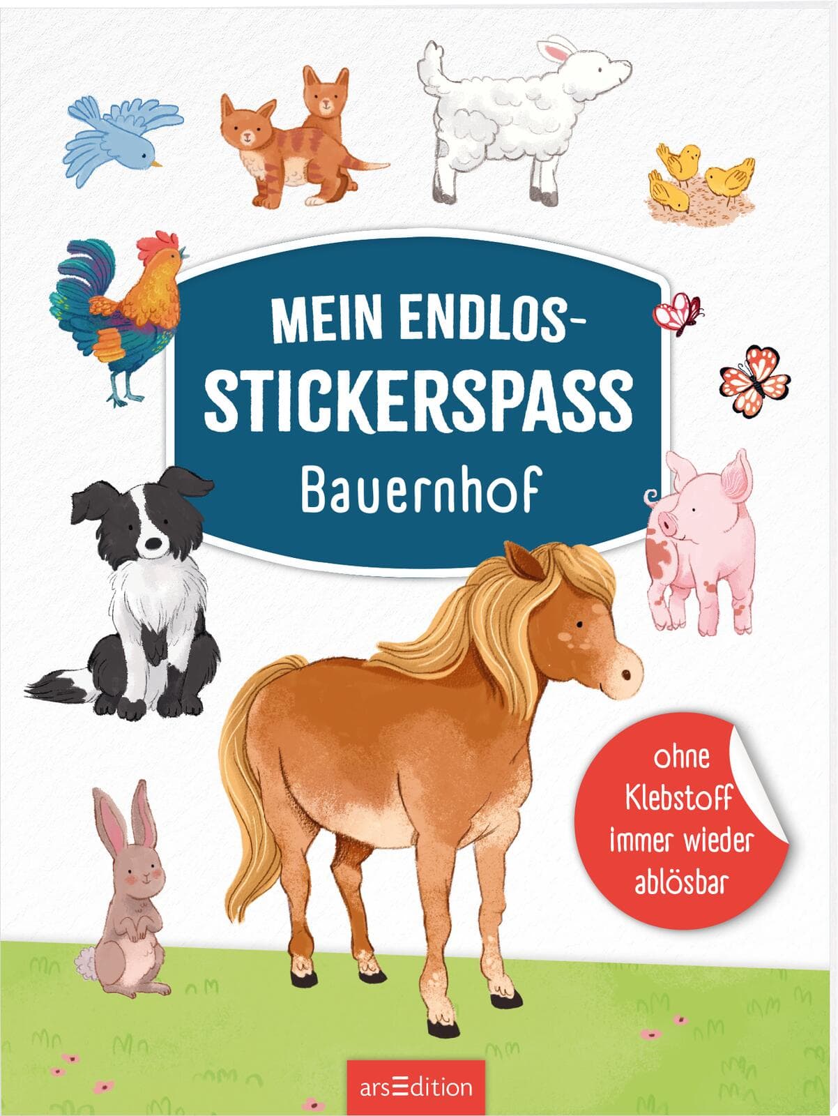 Mein Endlos-Stickerspaß – Bauernhof