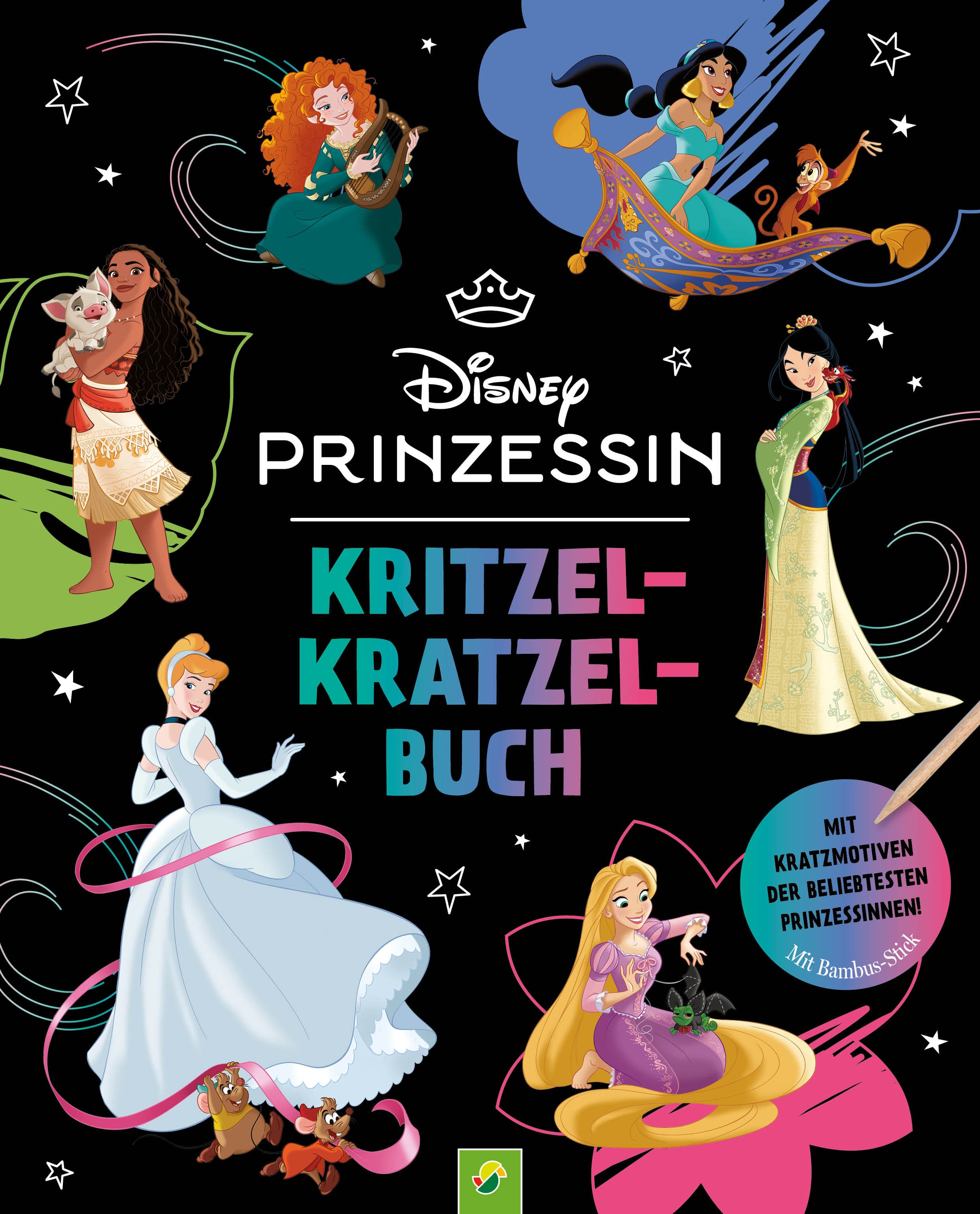 Disney Prinzessinnen Kritzel-Kratzel-Buch
