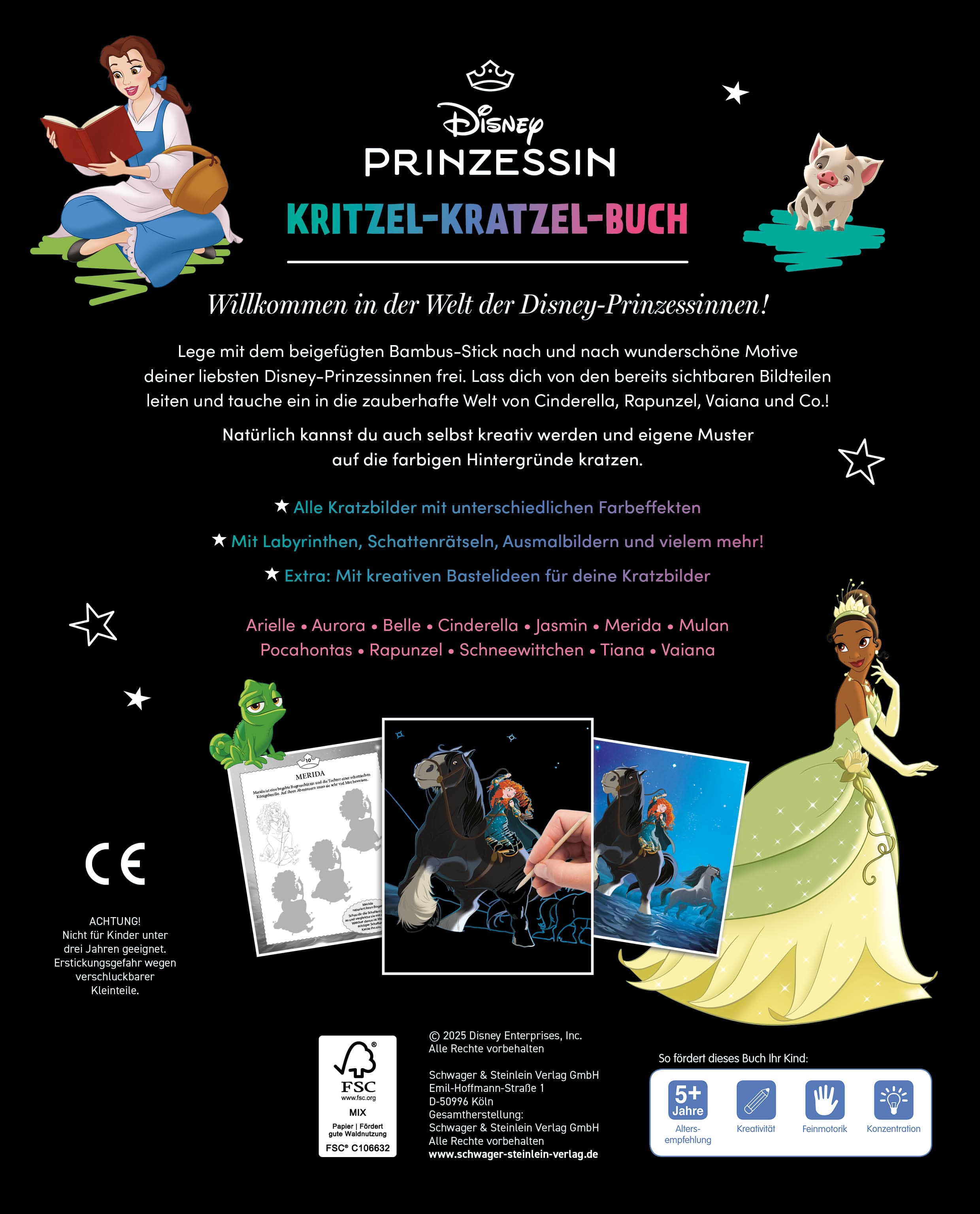 Produktbild Disney Prinzessinnen Kritzel-Kratzel-Buch 7 von 7