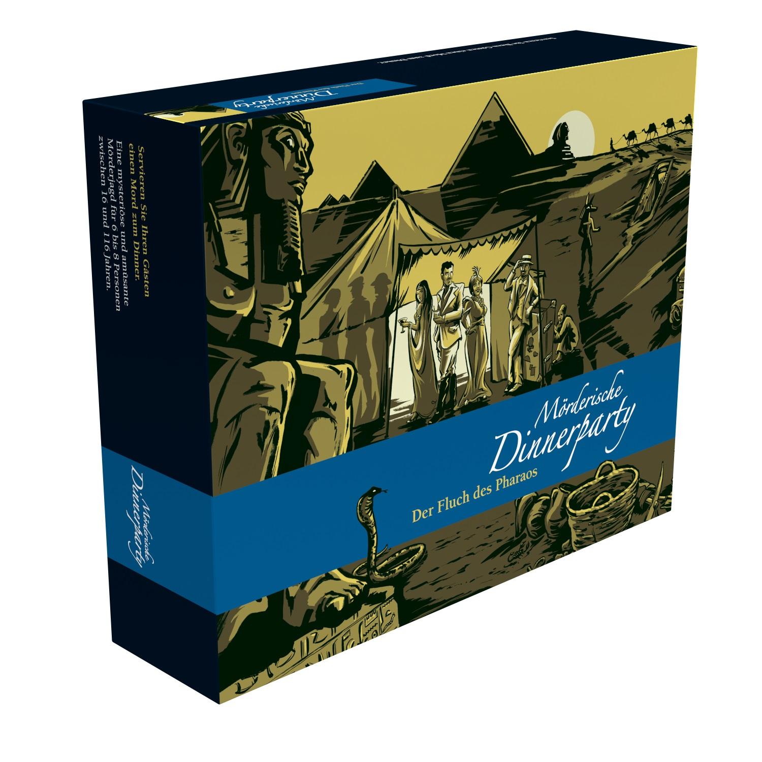 Blaubart Verlag - Mörderische Dinnerparty – Der Fluch des Pharaos BLA00010 Rollenspiel