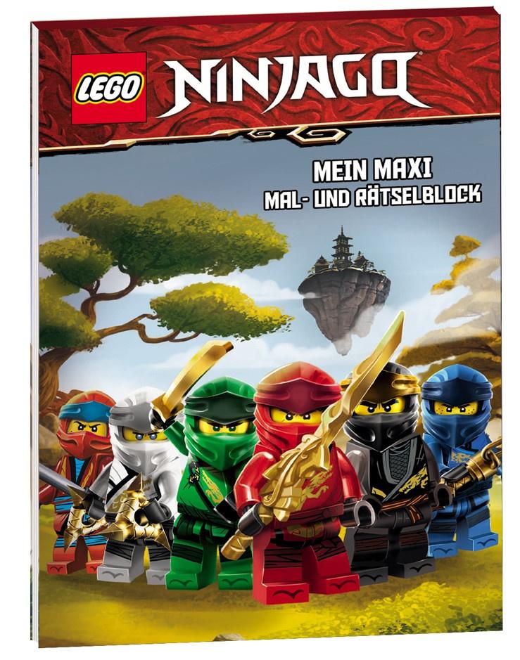 LEGO® NINJAGO® – Mein Maxi Mal- und Rätselblock