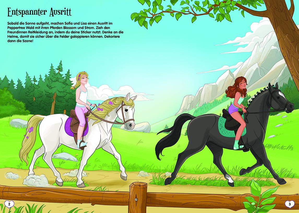 Produktbild schleich® Horse Club™ – Glitzer-Anziehsticker 2 von 2