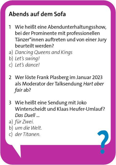Produktbild moses. - Pocket Quiz Alltagsfragen 2 von 7