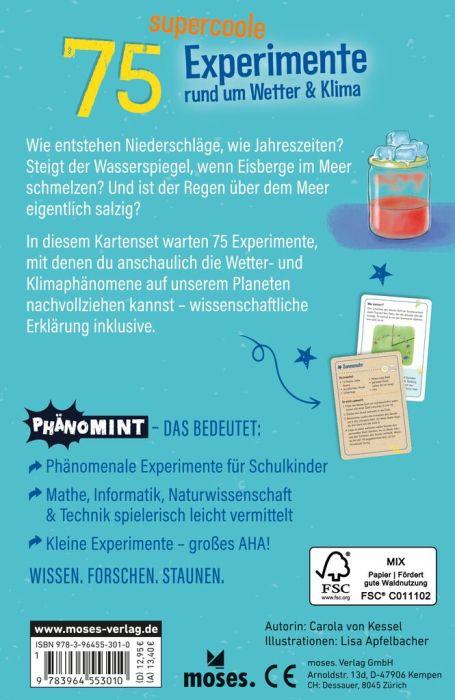 Produktbild moses. - PhänoMINT 75 supercoole Experimente rund um Wetter&Klima 4 von 6