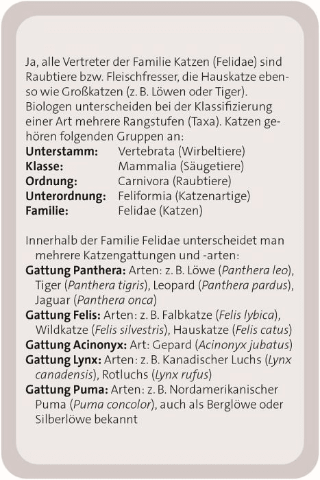 Produktbild moses. - Das große Katzen Quiz 8 von 11