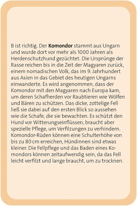 Produktbild moses. - Das große Hunde Quiz 4 von 9