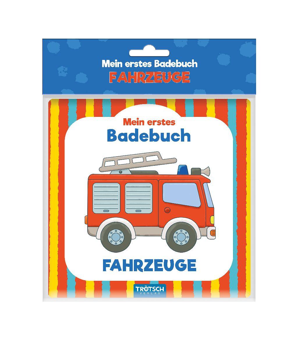 Trötsch Mein erstes Badebuch Fahrzeuge - Entdeckerbuch Beschäftigungsbuch Spielbuch Bilderbuch