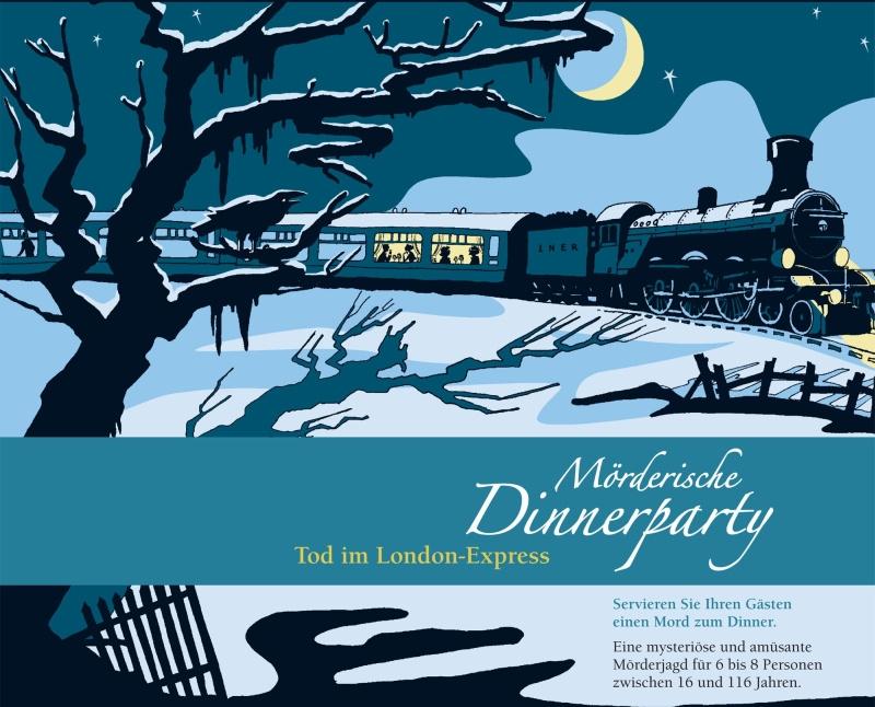 Blaubart Verlag - Mörderische Dinnerparty – Tod im London-Express BLA00002 Rollenspiel
