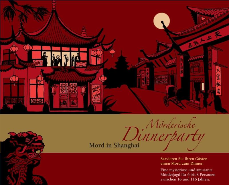 Blaubart Verlag - Mörderische Dinnerparty – Mord in Shanghai BLA00003 Rollenspiel