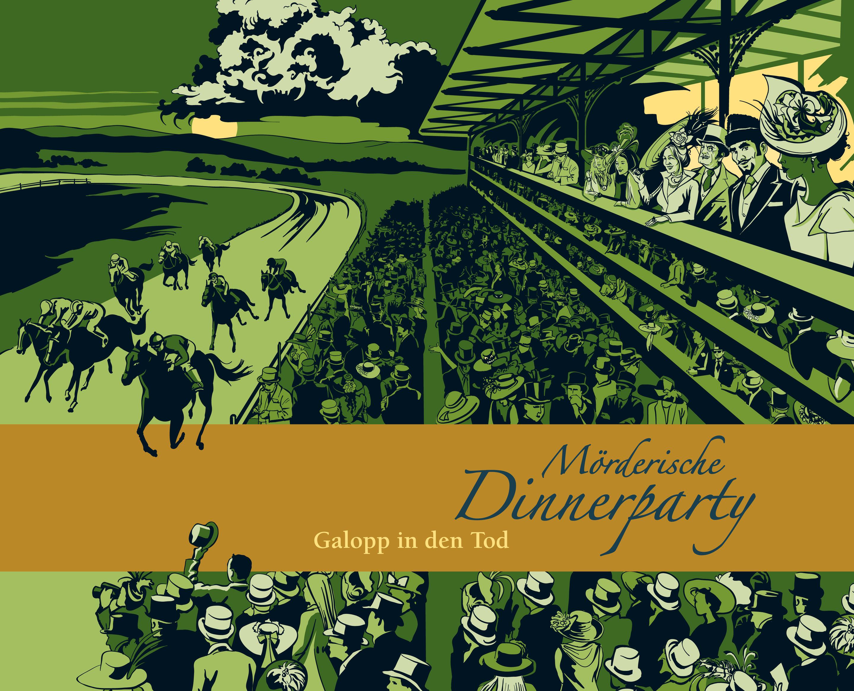 Blaubart Verlag - Mörderische Dinnerparty – Galopp in den Tod BLA00009 Rollenspiel