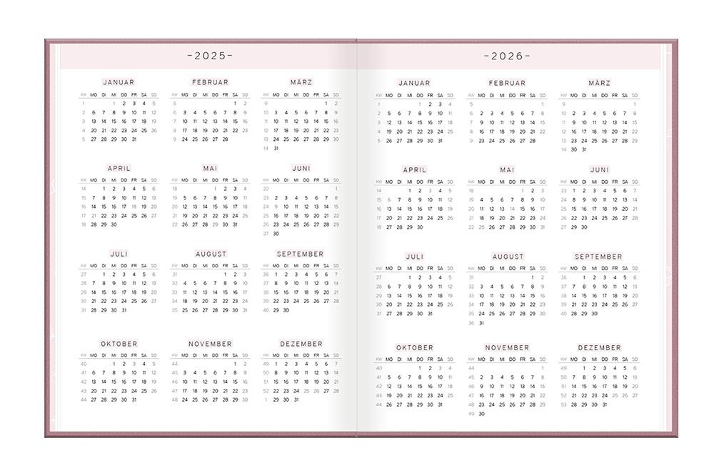 Produktbild GRAFIK WERKSTATT Terminplaner Lady Softcover 2025 Be you tiful 3 von 6