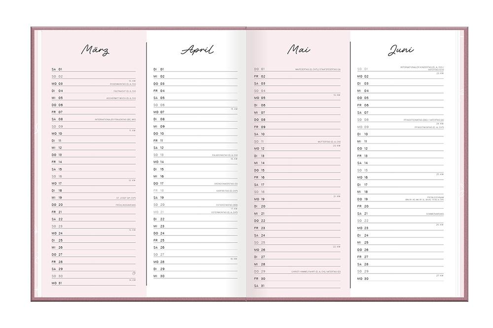 Produktbild GRAFIK WERKSTATT Terminplaner Lady Softcover 2025 Be you tiful 6 von 6