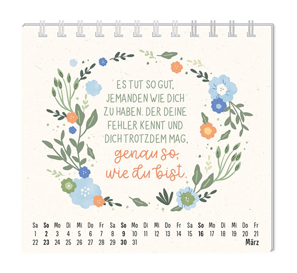 Produktbild GRAFiK WERKSTATT Mini-Kalender 2025 Floral 2 von 4