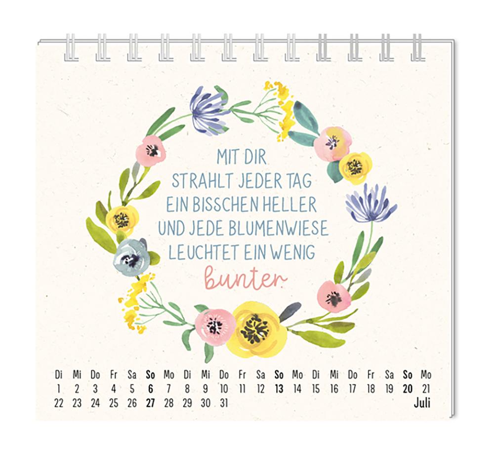 Produktbild GRAFiK WERKSTATT Mini-Kalender 2025 Floral 3 von 4