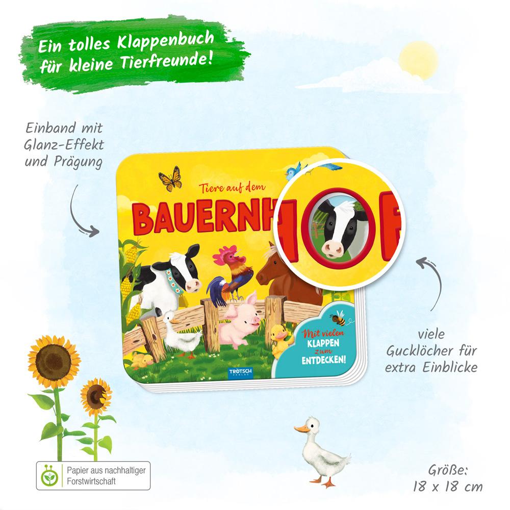 Produktbild Trötsch Pappenbuch mit Klappen Mein erstes Klappenbuch Tiere auf dem Bauernhof 3 von 3