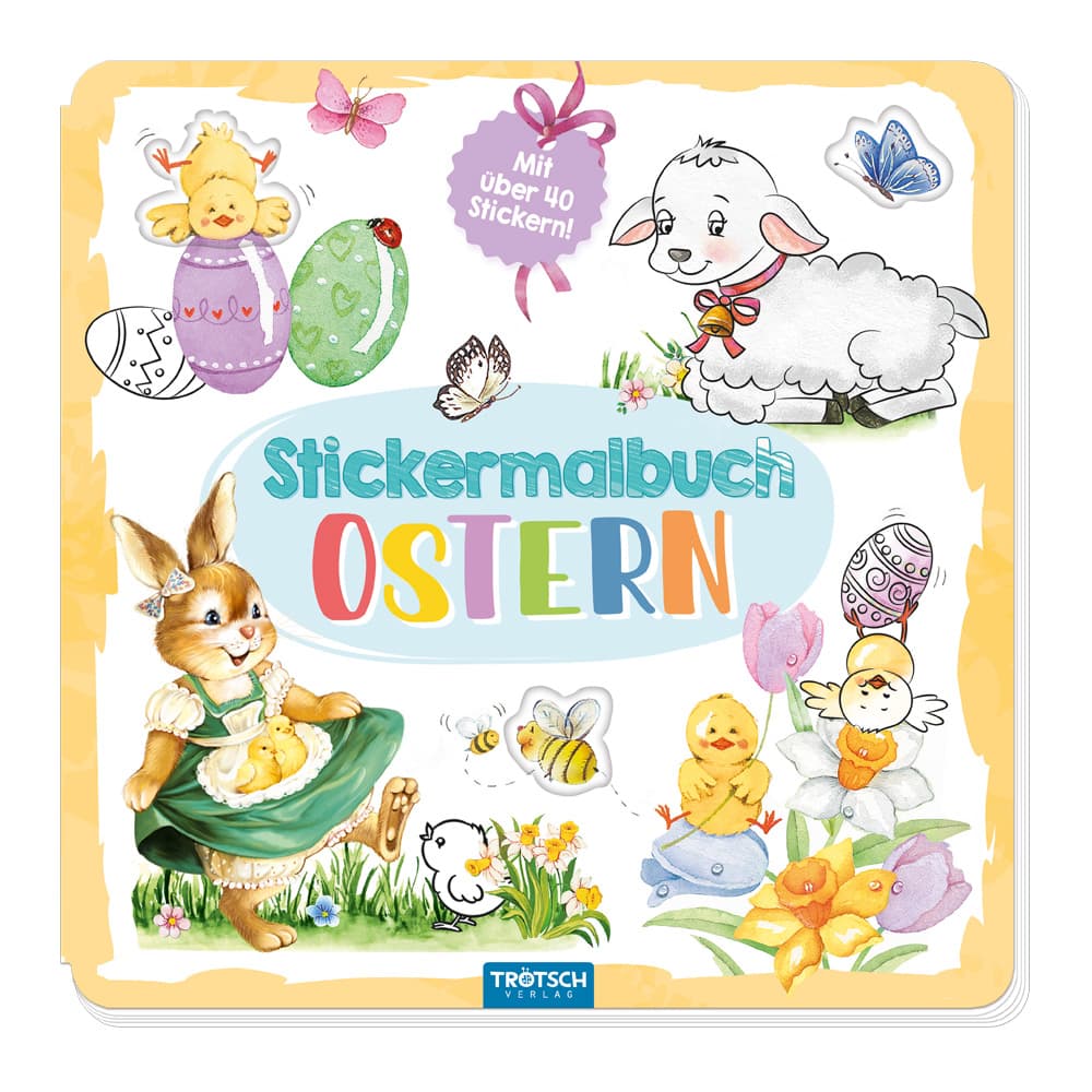 TRÖTSCH - Stickermalbuch Ostern