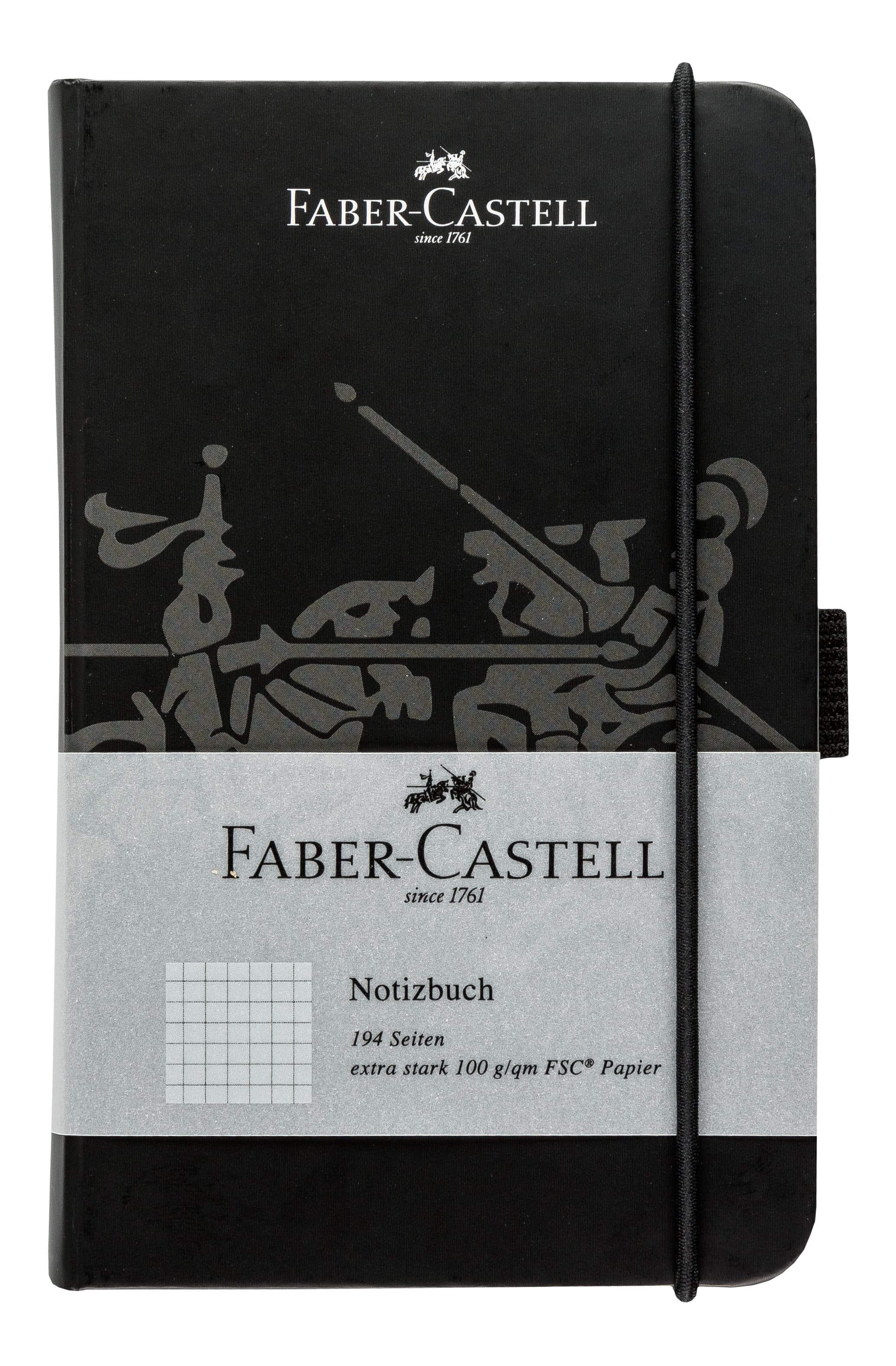 FABER-CASTELL Notizbuch kariert 90x140mm