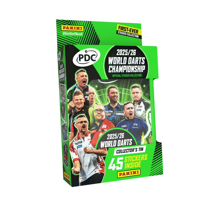 Panini - PDC World Cup Sticker 26 Collectors Tin