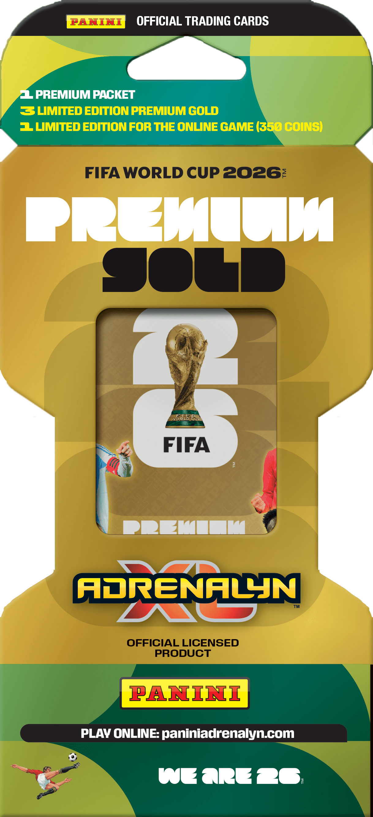 FIFA World Cup 2026 AXL Trading Cards Premium Oro Pack