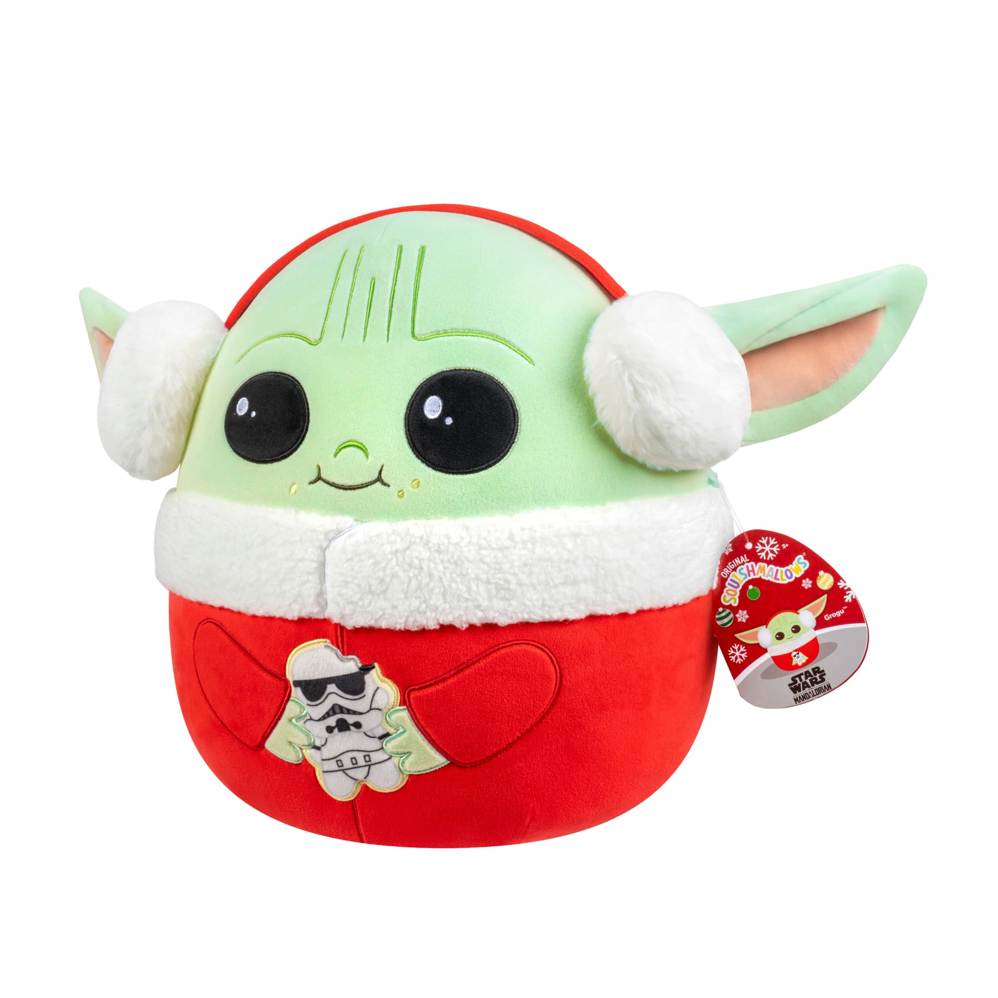 Squishmallows Grogu (Baby Yoda) mit Stormtrooper Cookie *EXKLUSIV*